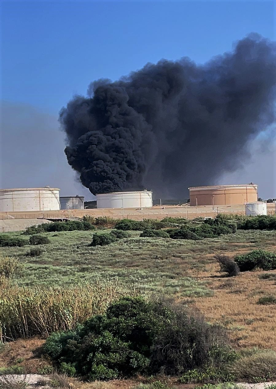 Попадание в нефтехранилище