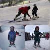 Внук на лыжах