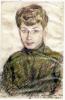 Наумов (Заступец) Павел Семенович (1884-1942) Портрет Сергея Есенина в военной форме санитара. 1916 г.