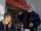 Банкет в  Коктебеле на открытии Гумилёвского фестиваля с внуком