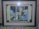 "Иллюстрация к книге К.Кастанеды Учение дона Хуана" -"Колдовство с ящерицами",2009г,картон,тушь,гуашь.