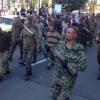 Парад пленных в Донецке