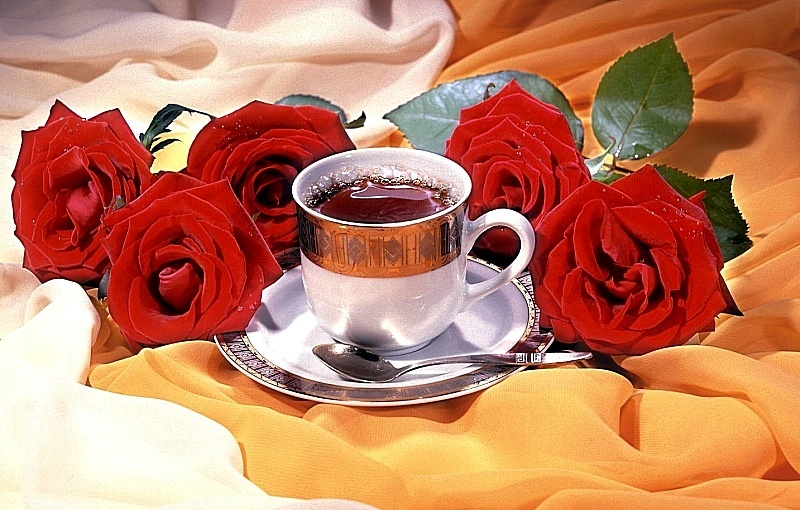 Чай и розы...
