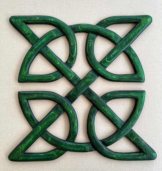Ирландский малахитовый крест