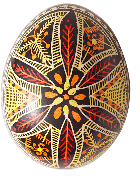 Яйцо с рисунком